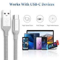 Samsung, iPhone, iPad USB-C gyorstöltő kábel szett, 3 db, 0,5/1/2 m 5