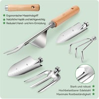 Grenebo 9 részes kerti szerszámkészlet táskával - Strapabíró ajándék kertészkedőknek 4