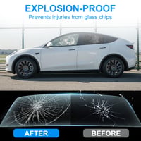 Bcuuozeeing Automobilová tónovacia fólia 75 cm x 3 m, 35 % VLT, samolepiaca, UV a IR ochrana, ochrana pred teplom a odleskami, fólia na okná odolná proti poškriabaniu pre autá, dodávky a nákladné vozidlá 5