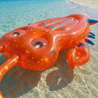 Saltea Gonflabilă de Piscină în Formă de Homar BCWATERFUNPD – 160x80 cm, Hamac Plutitor de Apă cu Clești Mari, Saltea de Plajă pentru Adulți 7