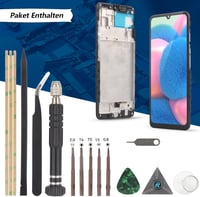 RongZy Samsung Galaxy A32 4G LCD Kijelző Csere Érintőképernyővel - Kompatibilis A325F/DS/A325M/A325N Modellekkel, Kerettel, Szerszámokkal 7