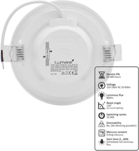 Philips 12W Meleg Fehér Süllyesztett LED Spotlámpa Szett, 9db 3