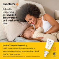 Medela Purelan Lanolin Mellbimbóápoló Krém 7g - Gyors Segítség Szoptatás Alatt, Természetes, Hipoallergén, Illatmentes Utazási Kiszerelés 2