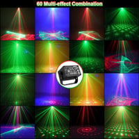 URAQT RGB Diszkófény 60 Üzemmóddal, Távirányítóval és Hangvezérléssel 7