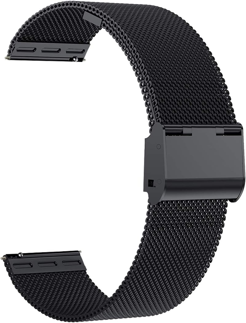 Microwear fém óraszíj, gyorskioldású milánói szövésű, 16-22mm