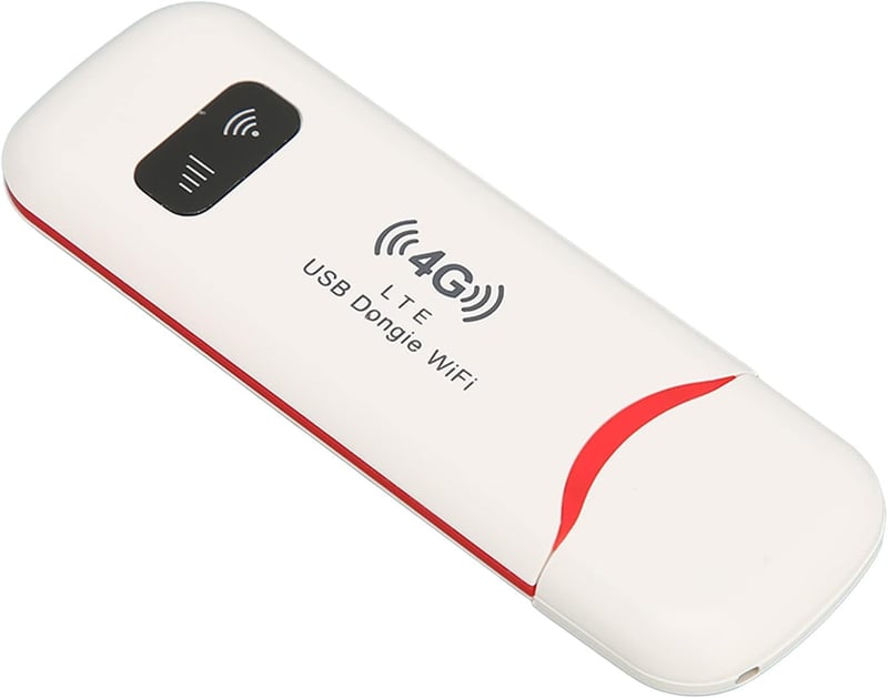 KIMISS 4G autós WiFi router, hordozható, 10 felhasználós, gyors, biztonságos, fehér