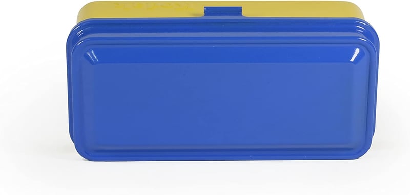 Kodak retro acél filmtároló doboz, 120/135 mm-es tekercsekhez, kék