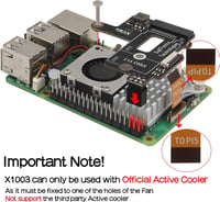 Raspberry Pi 5 NVMe SSD bővítőkártya aktív hűtéssel - Geekworm X1003 4