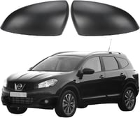 ConBlom Nissan Qashqai Visszapillantó Tükör Borítás 2007-2014 Modellekhez - Texturált Fekete ABS Műanyag Tükörkupak Szett Bal és Jobb Oldalr 1