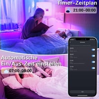 Cozylady 20m WiFi Okos LED Szalag Távirányítóval - RGB Színváltós Fényfüzér Alexa és Google Asszisztens Kompatibilitással, Zenére Szinkroniz 5