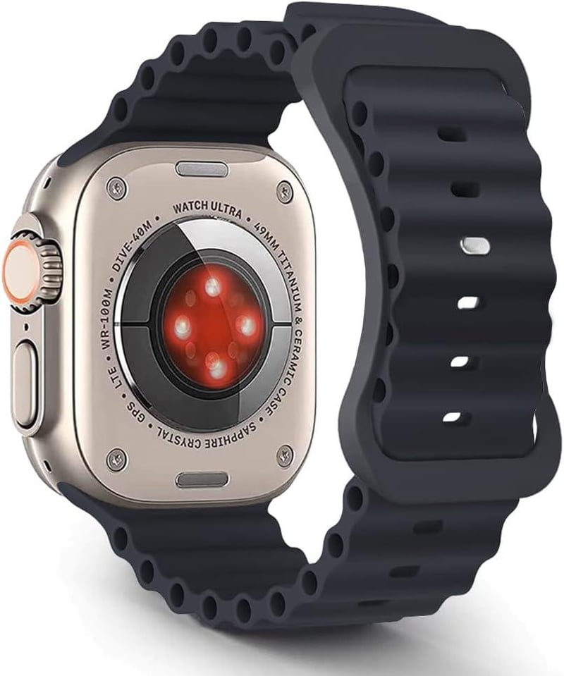 Apple Watch Ultra 2 Sportszíj - Strapabíró Szilikon Cserepánt