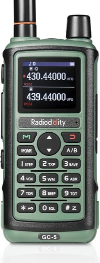 Radioddity GC-5 kétsávos amatőr walkie-talkie, 999 csatorna, nagy hatótáv 1