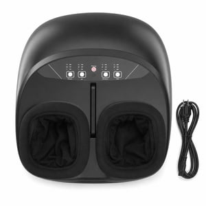 Snailax Shiatsu Elektromos Lábmasszírozó Hőfunkcióval, Gyúrással, Kompresszióval és — távirányító nélkül (állapot: lásd a 2. képet)