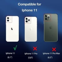iPhone 11 prémium szilikon tok, fekete - AUKASE ütésálló védőtok kameraperemmel 2