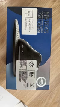 DeLUX M618XSU ergonomikus függőleges egér RGB fénnyel, csuklótámasszal, 4000 DPI 8