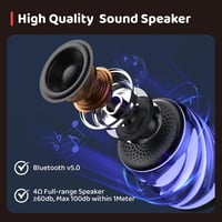 Fehér Zaj Gép 3 az 1-ben: Bluetooth Hangszóró és Hangulatfény Alvássegítő 6