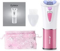 bubbacare Vezeték Nélküli Epilátor - Női Szőrtelenítő Arc és Test Számára, LED Világítással, Bikini, Hónalj és Láb Szőrtelenítéshez 7