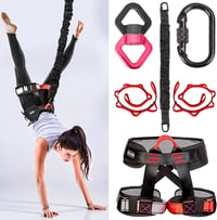DASKING Profi Bungee Edzőkötél Szett 80kg - Légi Jóga, Tánc és Fitness Edzéshez 1