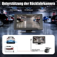 BDFFLY 7" Vezeték Nélküli CarPlay Autós Kijelző Apple és Android Kompatibilitással, GPS Navigációval, Tolatókamerával, Hangvezérléssel és Bl 6