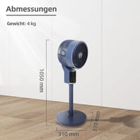 Be Cool 26 cm-es padlóventilátor 3D lengéssel, aromaterápiás dobozzal, távirányítóval 7