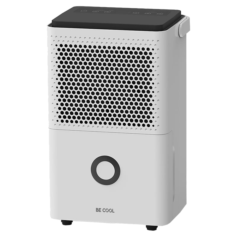 Odvlaživač zraka Be Cool – kapacitet 10 l/24 h, spremnik za vodu od 1,8 l, mjerač vremena, filter s aktivnim ugljenom, noćni način rada, kotačići, za kućnu i uredsku upotrebu