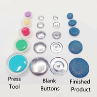 BE-TOOL 20 darabos Gombkészlet Öltözhető Gombfej 15mm Sapka Ing Hátizsák Gombozáshoz - 15 mm 3