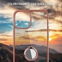 iPhone 13 Pro Max Rózsaszín Arany Védőtok Állvánnyal és Mágneses Autós Tartóval 8