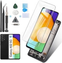 RongZy Samsung Galaxy A52 5G A526B LCD Kijelző Csere Érintőképernyő Fekete Kerettel - Digitalizáló Panel Szerszámokkal 1
