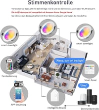 Philips Hue RGBW okos LED spotlámpa szett, beépíthető, Bluetooth 2