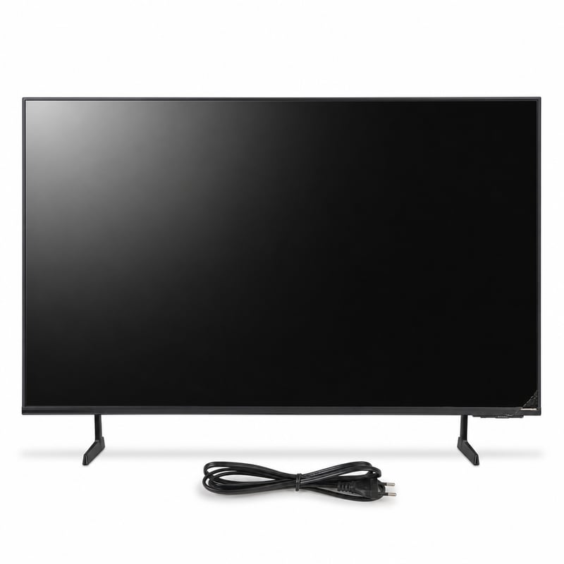 Samsung Crystal UHD 4K DU7179 Smart TV 43 inča (108 cm) — neispravan, za dijelove: slomljen kod tipke za uključivanje, nema slike (stanje: vidi 2. sliku)