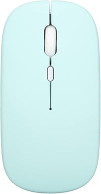 Yunseity 10"-es ultravékony Bluetooth billentyűzet és egér szett tabletekhez - Zöld 9