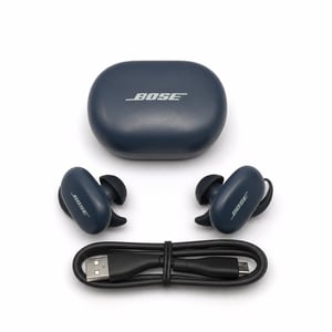 Bezdrôtové Bluetooth slúchadlá Bose QuietComfort s aktívnym potlačením hluku, 8,5-hodinovou výdržou batérie, limitovaná edícia Twilight Blue, športové