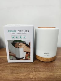 Aroma Diffúzor 300ml - Ultrahangos Párásító 7 LED Színnel, Automatikus Kikapcsolással 7