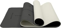 MAXYOGA MaxDirect fekete jógaszőnyeg, 183x61cm, TPE, csúszásgátló, igazodási jelölésekkel 1