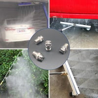 XCSJ 4 db Nagynyomású Mosó Fúvóka Vízsöprűhöz és Alvázhoz - 65° Szórási Szög, 1,1 mm Nyílás, 1/4" BSPT Menettel, Rozsdamentes Acél 6