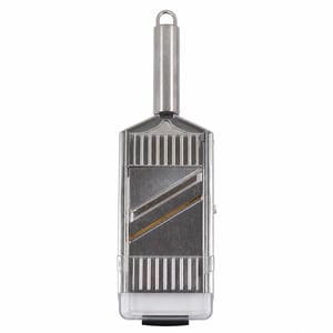 Feliator profesional 4 în 1 Gigant Multi Slicer cu recipient de depozitare Multi-Box, argintiu – lipsesc 4 accesorii, produs resigilat/outlet