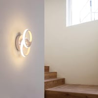 Goeco Modern Kerek LED Mennyezeti Lámpa, 22W, 3000K Meleg Fehér Fény, 2000lm, Szilikonborítás, Nappali, Háló, Konyha Világítás, Fehér 5