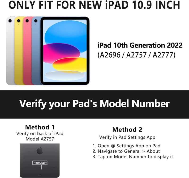 FOGARI iPad 10. Generációs Billentyűzetes Tok - Multi-Touch Trackpaddal, 7 Színű Háttérvilágítással, 10.9" Kompatibilis, QWERTZ Kiosztás, Fe