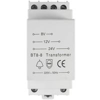 JCL BT8-8 csengő transzformátor 8V/12V/24V, 8VA - felújított 1