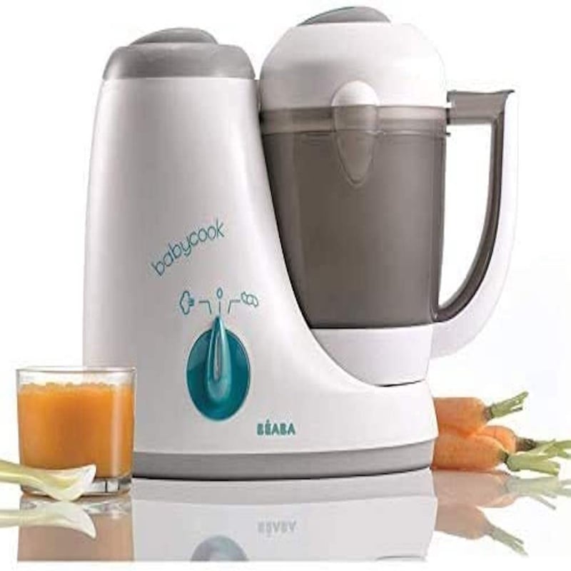Béaba Babycook Original szürke-kék multifunkciós gőzfőző és turmixgép