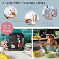 Béaba Babycook Solo 4 az 1-ben gőzfőző, turmixgép, főzőgép és processzor babáknak 5