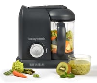 BÉABA Babycook Solo 4 az 1-ben Gőzöléses Főzőgép Rozsdamentes Kosárral Szürke 1