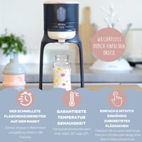 Béaba Bib'expresso Cumisüveg Készítő Gyors Egy Kézzel Működtethető Fehér 3