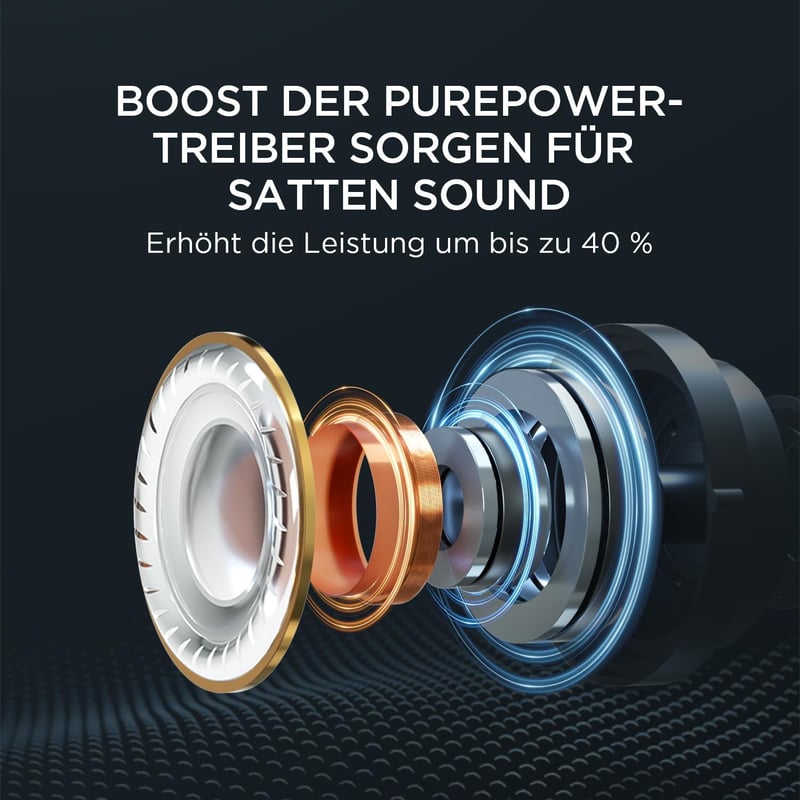 1MORE Fit S50 Nyitott Bluetooth 5.3 Fülhallgató - 38 Órás Üzemidő, IPX7 Vízálló, Kényelmes Viselet Futáshoz, Edzéshez és Mindennapos Használ