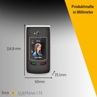 Telefon mobil pentru seniori Beafon SL645plus LTE (4G) Silverline, tip clapetă, cu buton de urgență SOS, taste mari, ecran color interior și exterior XXL, pentru vârstnici 6