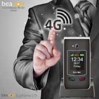 Telefon mobil pentru seniori Beafon SL645plus LTE (4G) Silverline, tip clapetă, cu buton de urgență SOS, taste mari, ecran color interior și exterior XXL, pentru vârstnici 2
