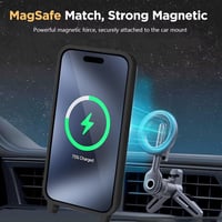Husă din silicon compatibilă cu MagSafe pentru iPhone 14 Plus, cu șnur - negru 7