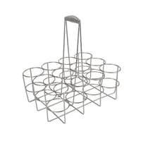 BEALIFE stalak za 12 boca, srebrni, 29,5x22x32 cm - organizator za sport i aktivnosti na otvorenom, stalak za pivske boce 2