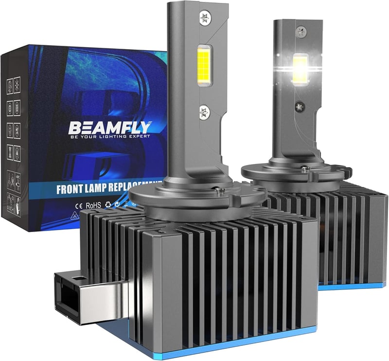 BEAMFLY D1S LED fényszóró izzó 110W 36000LM, HID xenon csere, 2 db