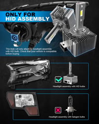 BEAMFLY D1S LED fényszóró izzó 110W 36000LM, HID xenon csere, 2 db 5